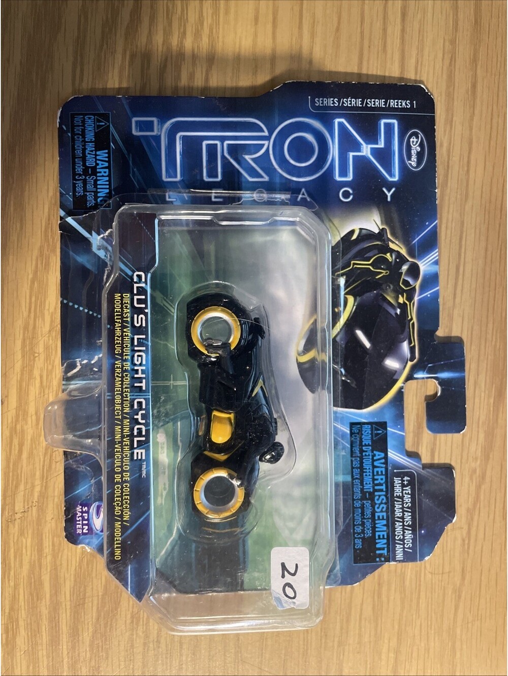 Tron Legacy CLU's Light Cycle Series 2 Spin Master Disney Die-cast New Sealed